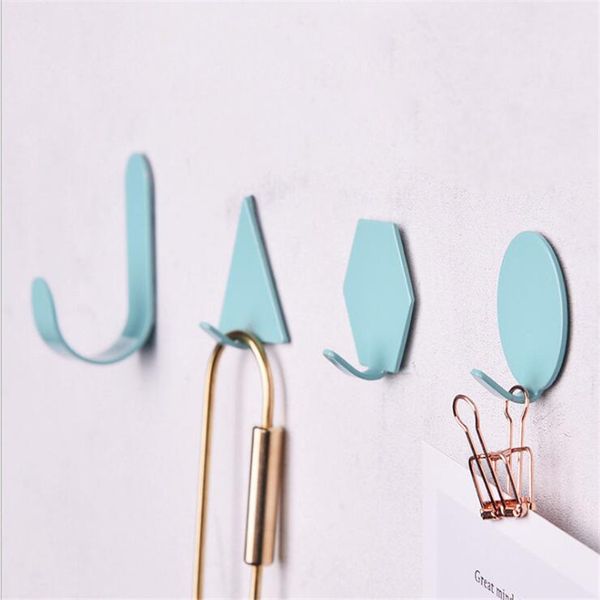 creative wall hook 4pcs geometric shape punch-iron key towel hook home decoration wall sticky
creative wall hook 4pcs geometric shape punch-iron key towel hook home decoration wall sticky