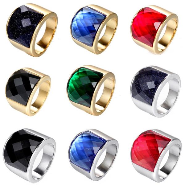 high-grade refined stainless steel rings for women large piece of polychrome glass titanium ring.do not fade. not allergic, Slivery;golden
high-grade refined stainless steel rings for women large piece of polychrome glass titanium ring.do not fade. not allergic, Slivery;golden