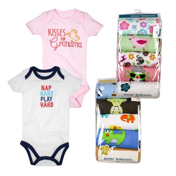 factory wholesale 5 pcs/lot baby clothing short sleeved newborn baby bodysuits 100% cotton girl boy clothes random delivery, Blue
factory wholesale 5 pcs/lot baby clothing short sleeved newborn baby bodysuits 100% cotton girl boy clothes random delivery, Blue