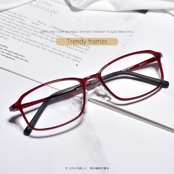 ultralight toughness tr90 full frame spectacle frame elastic paint men and women optical prescription spectacle m8003, Black
ultralight toughness tr90 full frame spectacle frame elastic paint men and women optical prescription spectacle m8003, Black