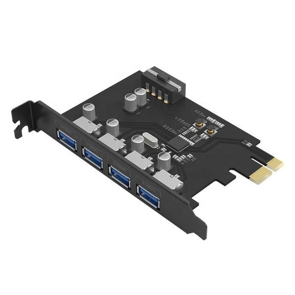pcie to 4 port usb 3.0 pci-e adapter pci express usb3.0 4 port hub 5.0gbps 19pin fl1100 chipset support win10 win8 mac os
pcie to 4 port usb 3.0 pci-e adapter pci express usb3.0 4 port hub 5.0gbps 19pin fl1100 chipset support win10 win8 mac os