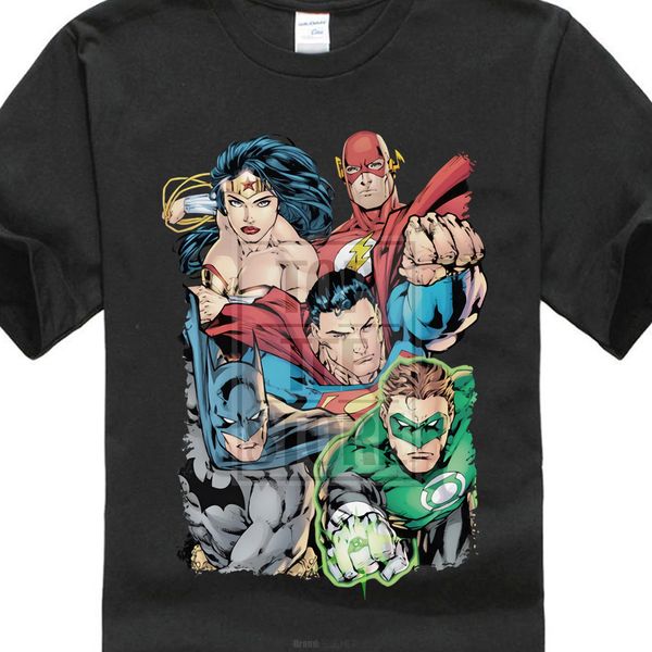 justice league of america heroes break t shirt all sizes