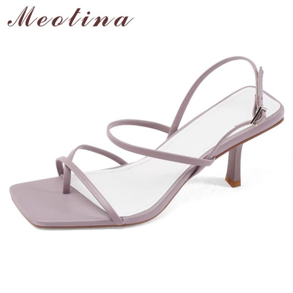 meotina real leather high heel sandals flip flops women shoes square toe stiletto heels shoes narrow band summer sandals purple, Black
meotina real leather high heel sandals flip flops women shoes square toe stiletto heels shoes narrow band summer sandals purple, Black