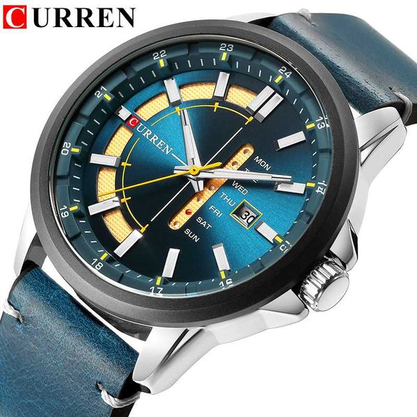 2020 sport watch curren men's watch fashion men's waterproof watches designer quartz gift for men, Slivery;brown
2020 sport watch curren men's watch fashion men's waterproof watches designer quartz gift for men, Slivery;brown