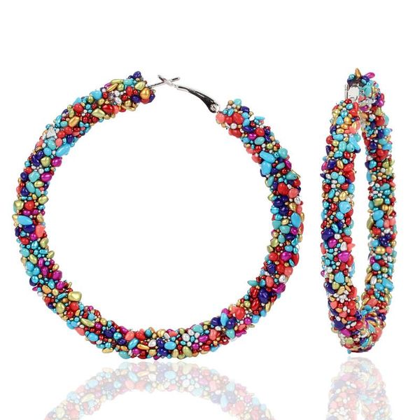 hoop & huggie bohemian style big colorful stone earrings for women boho unique statement circle earring friend gift party jewelry, Golden;silver
hoop & huggie bohemian style big colorful stone earrings for women boho unique statement circle earring friend gift party jewelry, Golden;silver