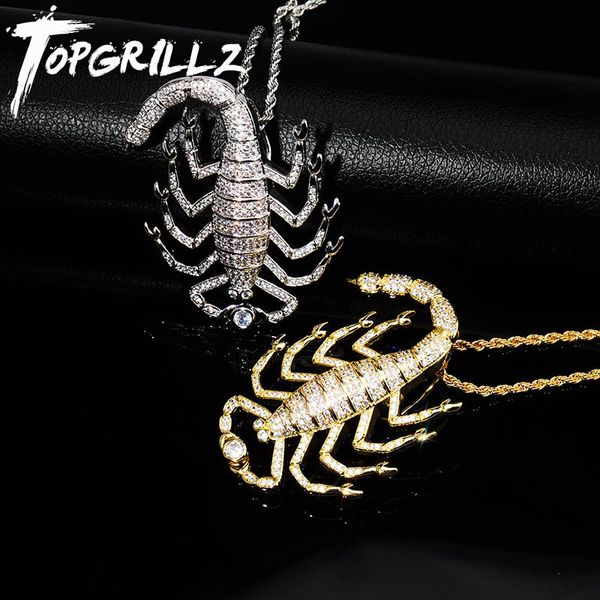 chains rillz animal scorpion hip hop pendant with tennis chain gold silver color bling cubic zircon men's necklace jewelry for gift
chains rillz animal scorpion hip hop pendant with tennis chain gold silver color bling cubic zircon men's necklace jewelry for gift