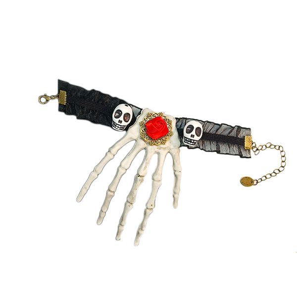 halloween decoration black lace skull ghost bracelet ladies bracelet halloween hand jewelry, Golden;silver
halloween decoration black lace skull ghost bracelet ladies bracelet halloween hand jewelry, Golden;silver