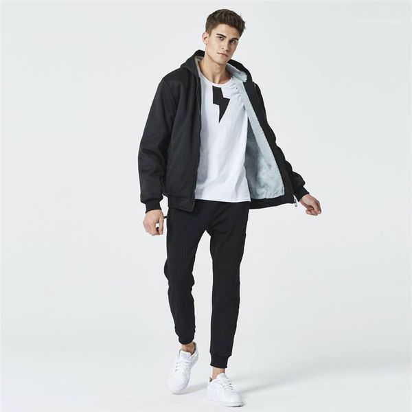 color thick casual hoodies long sleeve teenager basic winter dayly clothing mens cardigan hoodies male zipper solid, Black
color thick casual hoodies long sleeve teenager basic winter dayly clothing mens cardigan hoodies male zipper solid, Black