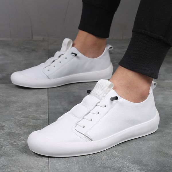 fashion men flats shoes casual genuine leather shoes men outdoor breathable sneaker slip on flats boat for, Black
fashion men flats shoes casual genuine leather shoes men outdoor breathable sneaker slip on flats boat for, Black