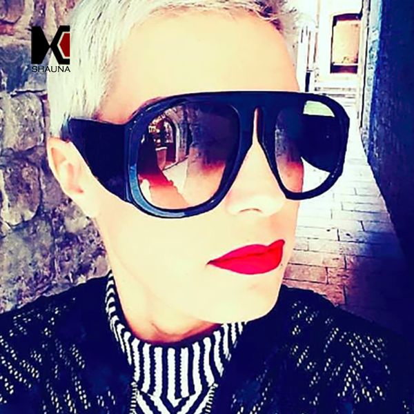 shauna fashion women round sunglasses oversize men gradient lens goggle shades uv400, White;black
shauna fashion women round sunglasses oversize men gradient lens goggle shades uv400, White;black