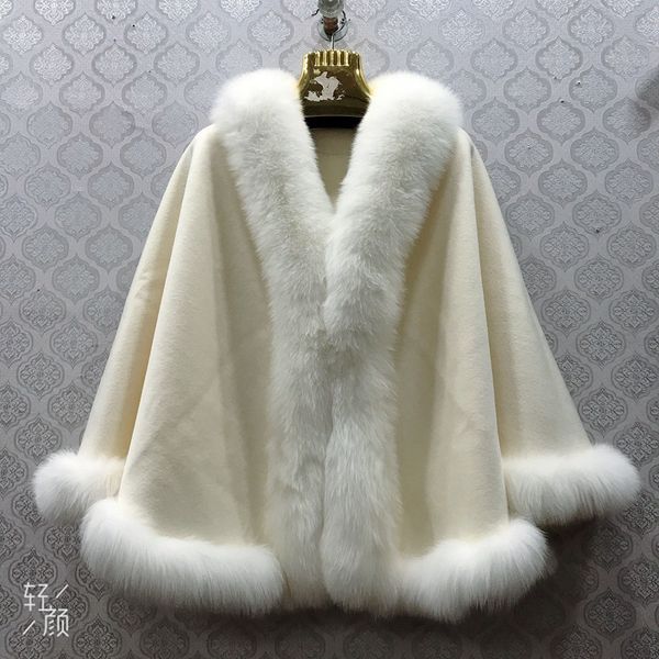 real sheep fur wool blends cashmere shawl with natural fur collar trim women autumn winter outwear wraps capes coats jackets, Blue;gray
real sheep fur wool blends cashmere shawl with natural fur collar trim women autumn winter outwear wraps capes coats jackets, Blue;gray