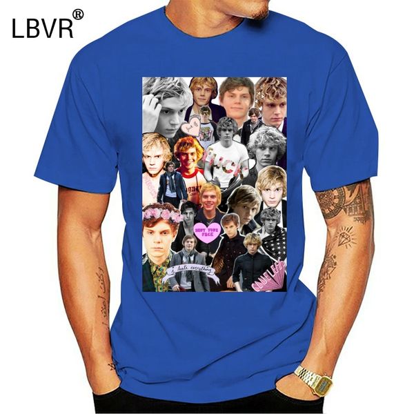 new evan peters tate langdon red men women shirt usa size s-xxxl zm1(3