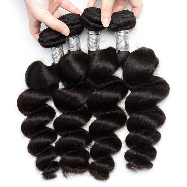original 10a 4bundles 400g lot brazilian virgin remy human hair weave loose wave style natural color good quality no shedding no tangles, Black
original 10a 4bundles 400g lot brazilian virgin remy human hair weave loose wave style natural color good quality no shedding no tangles, Black