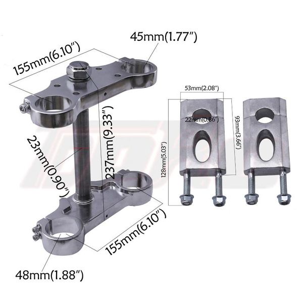 45 / 48мм тройной дерево хомуты ручка бар riser upside ddown передняя вилы 125cc 140cc 150cc 160cc dirt pit bike thumpstar atomik ssr
45 / 48мм тройной дерево хомуты ручка бар riser upside ddown передняя вилы 125cc 140cc 150cc 160cc dirt pit bike thumpstar atomik ssr