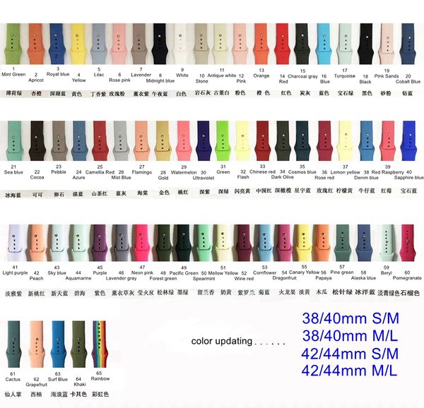 65colors soft silicone strap watch band for watch series 1 2 3 4 5 38mm 42mm 40mm 44mm vs fitbit
65colors soft silicone strap watch band for watch series 1 2 3 4 5 38mm 42mm 40mm 44mm vs fitbit