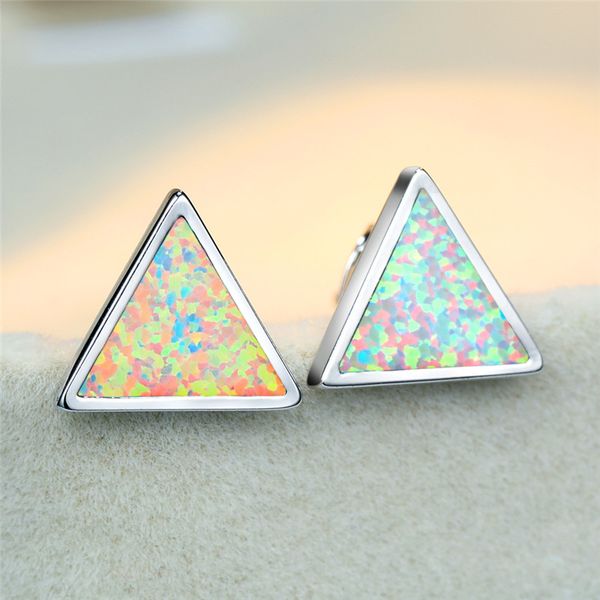 stud minimalist female blue opal earrings dainty silver color simple bridal triangle small wedding for women, Golden;silver
stud minimalist female blue opal earrings dainty silver color simple bridal triangle small wedding for women, Golden;silver
