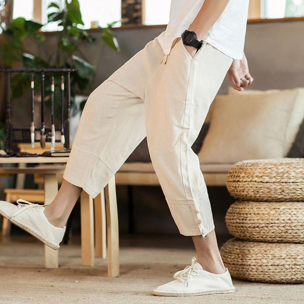 trendy loose leggings summer tight casual casual linen capri men's chinese style cotton linen pants men's pants xokia, Blue
trendy loose leggings summer tight casual casual linen capri men's chinese style cotton linen pants men's pants xokia, Blue