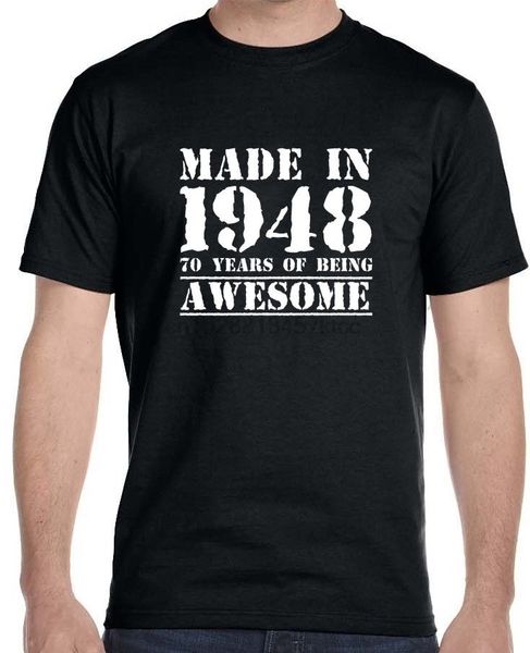 100% cotton brand new made in 1948 70 years of being awesome - men 70th birthday t-shirt summer tee shirt
100% cotton brand new made in 1948 70 years of being awesome - men 70th birthday t-shirt summer tee shirt