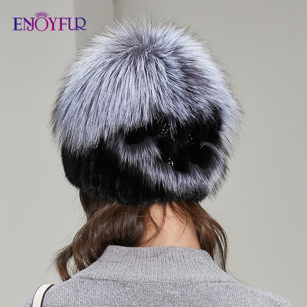 enjoyfur women winter fur hats warm natural knit female beanies fashion flower bead russia designer earflap bonnet, Blue;gray
enjoyfur women winter fur hats warm natural knit female beanies fashion flower bead russia designer earflap bonnet, Blue;gray