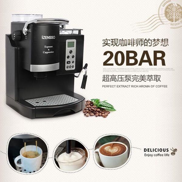 1160w power 1.4l tank capacity coffee maker automatic espresso machine coffee maker with grind bean and froth milk
1160w power 1.4l tank capacity coffee maker automatic espresso machine coffee maker with grind bean and froth milk