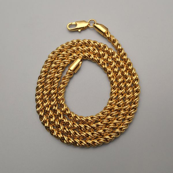 chains fashion 2pcs plating gold color alloy chain charm man necklace for jewelry diameter 4mm length about 61cm, Silver
chains fashion 2pcs plating gold color alloy chain charm man necklace for jewelry diameter 4mm length about 61cm, Silver