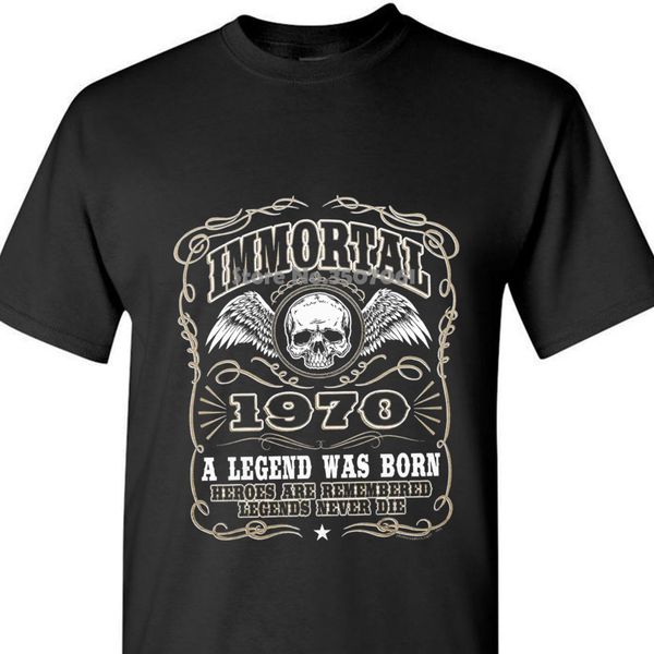 new 2019 fashion mens t-shirts immortal 1970 - a legend was born - 47thbirthday gift t-shirt coat clothes
new 2019 fashion mens t-shirts immortal 1970 - a legend was born - 47thbirthday gift t-shirt coat clothes