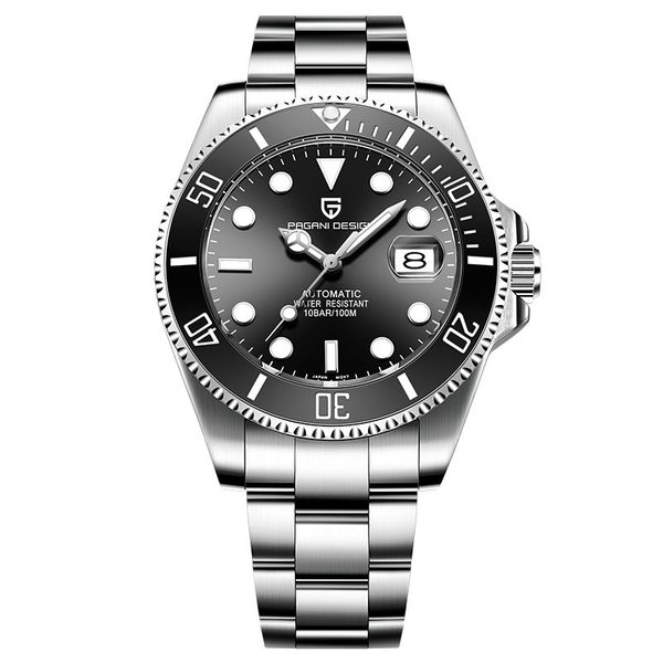 wristwatches bogani green water ghost mechanical watch men's fashion waterproof fine steel calendar 1639, Slivery;brown
wristwatches bogani green water ghost mechanical watch men's fashion waterproof fine steel calendar 1639, Slivery;brown