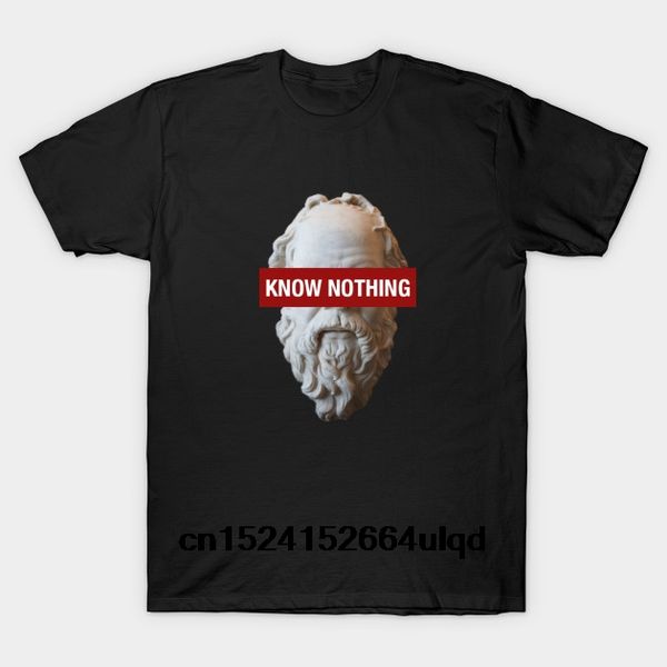 100% cotton o-neck custom printed tshirt men t shirt know nothing socrates - philosophy women t-shirt
100% cotton o-neck custom printed tshirt men t shirt know nothing socrates - philosophy women t-shirt