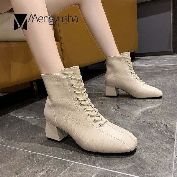sewing chunky heels riding boots women solid square toe short bottes high heels pu leather shoes lace-up&zipper motorcycle botas, Black
sewing chunky heels riding boots women solid square toe short bottes high heels pu leather shoes lace-up&zipper motorcycle botas, Black