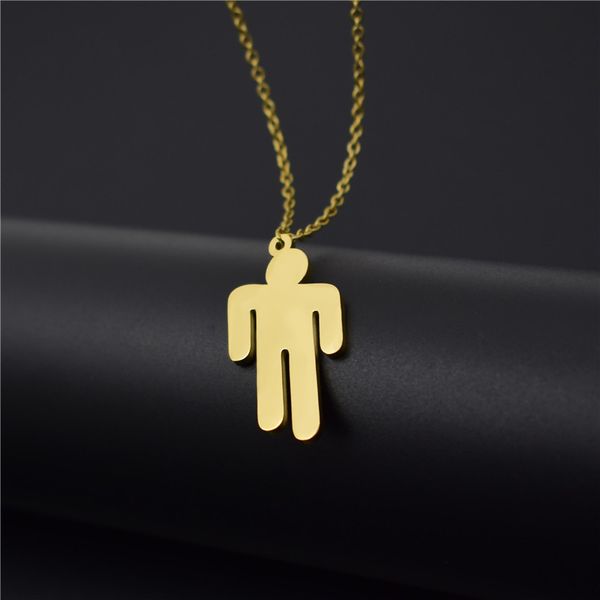 western style billy stainless steel pendant necklace with humanoid fan jewelry for mom's girlfriend, Silver
western style billy stainless steel pendant necklace with humanoid fan jewelry for mom's girlfriend, Silver