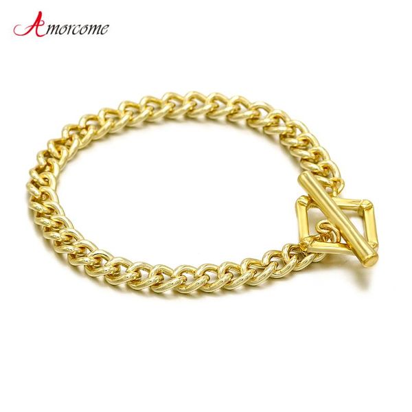 amorcome simple chain bracelets bangles exquisite luxurious metal bracelet party club jewelry friend gifts, Golden;silver
amorcome simple chain bracelets bangles exquisite luxurious metal bracelet party club jewelry friend gifts, Golden;silver