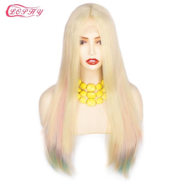lace wigs lophy synthetic front long natural wave 22inch omber rainbow color blonde hair heat resistant fiber cosplay, Black;brown
lace wigs lophy synthetic front long natural wave 22inch omber rainbow color blonde hair heat resistant fiber cosplay, Black;brown