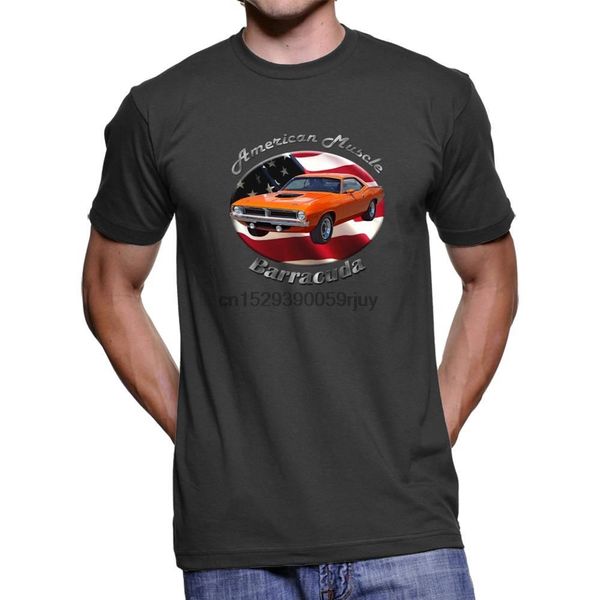 plymouth barracuda american muscle men dark t shirt