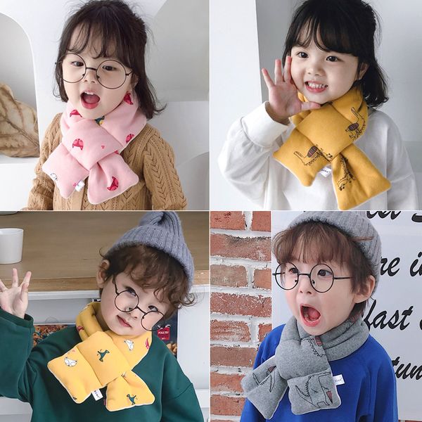 scarves winter children's scarf cartoon pure cotton thick cross bib and men women baby, Blue;gray
scarves winter children's scarf cartoon pure cotton thick cross bib and men women baby, Blue;gray