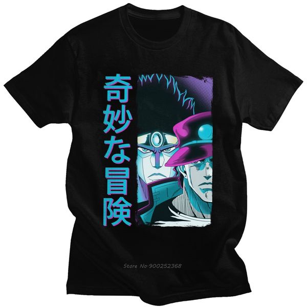 удивительный jojo bizarre adventure tshirt мужчины хлопок кандзи jotaro kujo tee с коротким рукавом летний tshirt манга футболка harajuku по
удивительный jojo bizarre adventure tshirt мужчины хлопок кандзи jotaro kujo tee с коротким рукавом летний tshirt манга футболка harajuku по