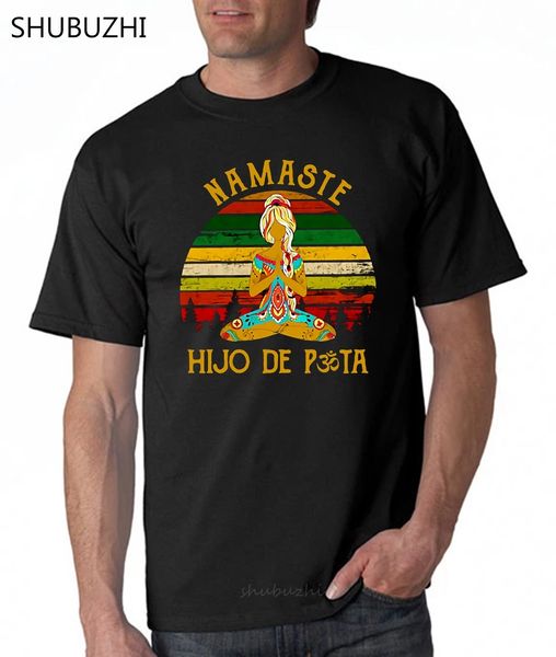 namaste hijo de puta yoga t shirt vintage gift for men women funny tee fashion t-shirt men cotton brand teeshirt
namaste hijo de puta yoga t shirt vintage gift for men women funny tee fashion t-shirt men cotton brand teeshirt