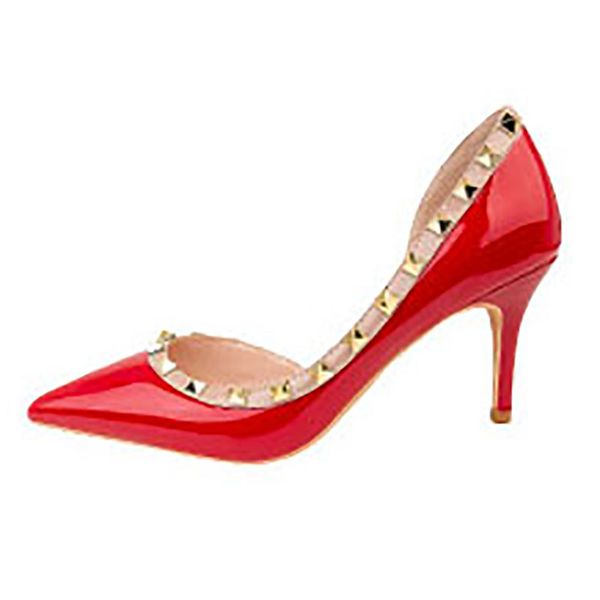 meriahzheng fashion riveting nail thin heeled high heels slim shallow mouth pointed side hollow women's shoes zwm-899-43, Black
meriahzheng fashion riveting nail thin heeled high heels slim shallow mouth pointed side hollow women's shoes zwm-899-43, Black