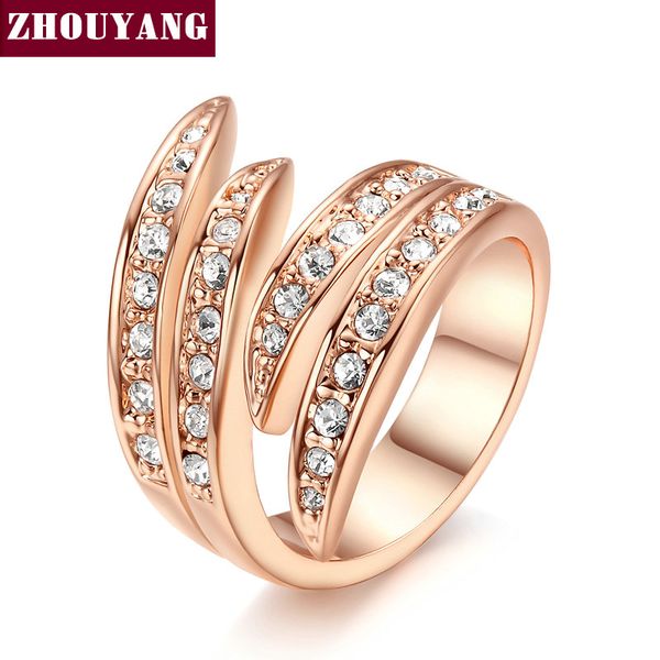 cluster rings zhouyang ring for women angel's wing austrian crystal rose gold color fashion jewelry party brithday friendship gift zyr1, Golden;silver
cluster rings zhouyang ring for women angel's wing austrian crystal rose gold color fashion jewelry party brithday friendship gift zyr1, Golden;silver