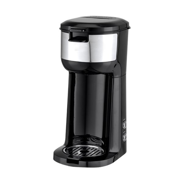 Image of Home Electric Portable Capsule Coffee Maker 2in1 Semiautomatic American Drip Machine Suitable for Kcup Capsule and Coffee Powder