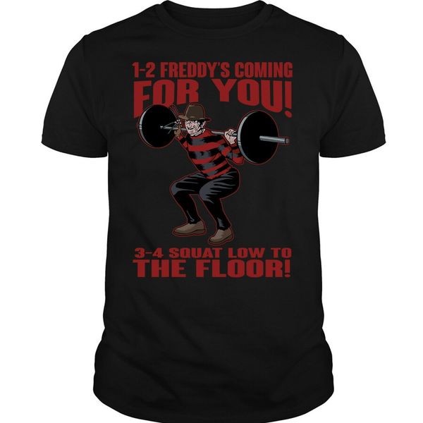 freddy's coming for you t shirt, horror freddy krueger new 2019 round neck summer cotton fitness clothing movie man t shirt
freddy's coming for you t shirt, horror freddy krueger new 2019 round neck summer cotton fitness clothing movie man t shirt