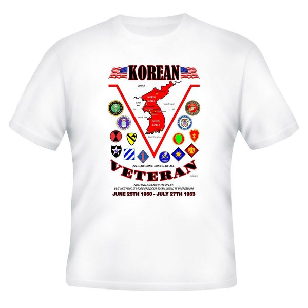 горячая продажа мужчины футболка мода korean war ветеран блок блок работы военно герб shirt летняя футболка 
горячая продажа мужчины футболка мода korean war ветеран блок блок работы военно герб shirt летняя футболка