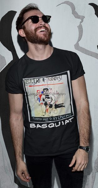 jean michel basquiat sorrounded by snakes t-shirt