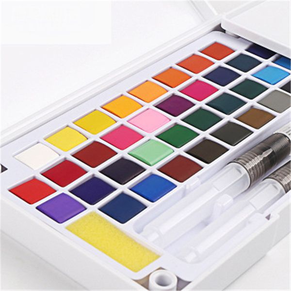 12/18/24/36 color watercolor pigment beginner drawing set with water color portable brush pen professional painting art supplies 
12/18/24/36 color watercolor pigment beginner drawing set with water color portable brush pen professional painting art supplies