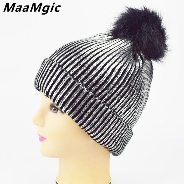 bronzing gold and silver fur ball cap pom poms winter hat for women girl 's hat knitted beanies cap brand new thick female, Blue;gray
bronzing gold and silver fur ball cap pom poms winter hat for women girl 's hat knitted beanies cap brand new thick female, Blue;gray