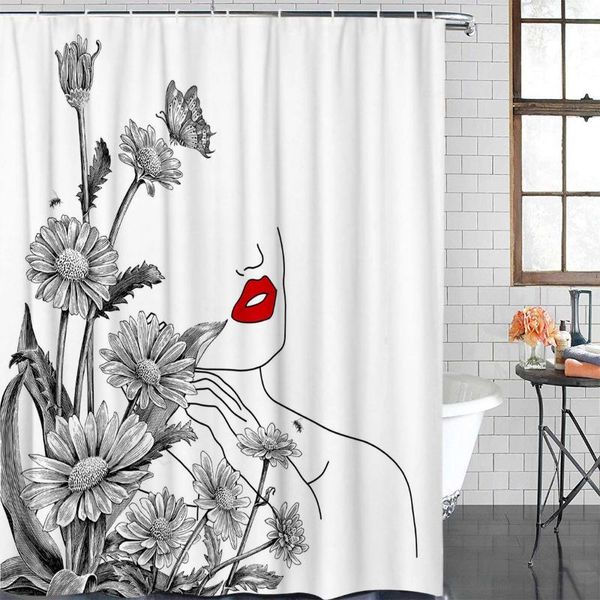 shower curtains bathroom waterproof curtain flower daisy female line red lips fabric home decor christmas
shower curtains bathroom waterproof curtain flower daisy female line red lips fabric home decor christmas