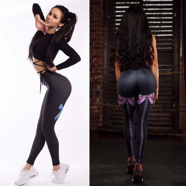 yoga outfits bow digital printing running fitness pants hip lifting elastic high waist leggings, White;red
yoga outfits bow digital printing running fitness pants hip lifting elastic high waist leggings, White;red