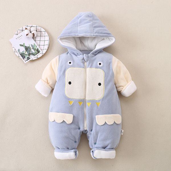 new baby one-piece suit winter thick men and women baby quilted cotton cloth crawling clothes newborn warm outing clothes romper, Blue
new baby one-piece suit winter thick men and women baby quilted cotton cloth crawling clothes newborn warm outing clothes romper, Blue