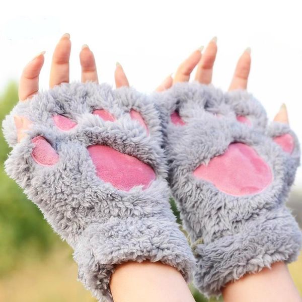 women cute cat claw mittens warm fingerless fluffy half finger gloves animal kawaii gloves cotton female, Blue;gray
women cute cat claw mittens warm fingerless fluffy half finger gloves animal kawaii gloves cotton female, Blue;gray
