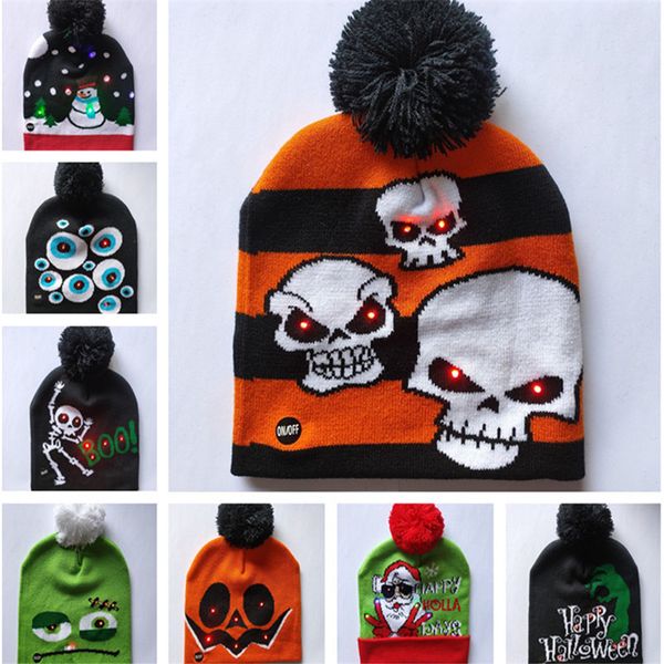led cartoon caps hat winter party light up beanies night flash luminous cap christmas halloween pumkin skull devils pom pom hats b82103, Yellow
led cartoon caps hat winter party light up beanies night flash luminous cap christmas halloween pumkin skull devils pom pom hats b82103, Yellow