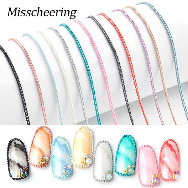 12 colors 3d metal chains for nail art decorations 50cm macaron colorful hollow nails studs manicure jewelry diy nails accessory, Silver;gold
12 colors 3d metal chains for nail art decorations 50cm macaron colorful hollow nails studs manicure jewelry diy nails accessory, Silver;gold